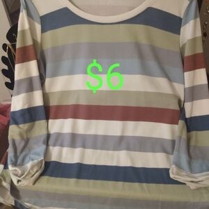 Striped Kids Long Sleeve Shirt